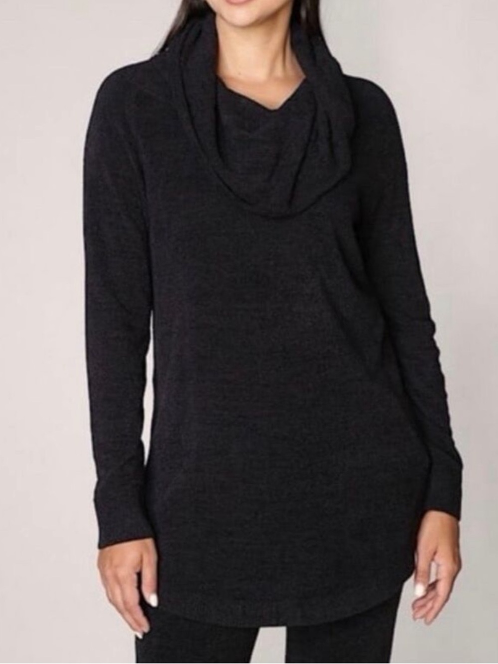 NWT Barefoot Dreams CozyChic Lite coastal cowl neck tunic Large